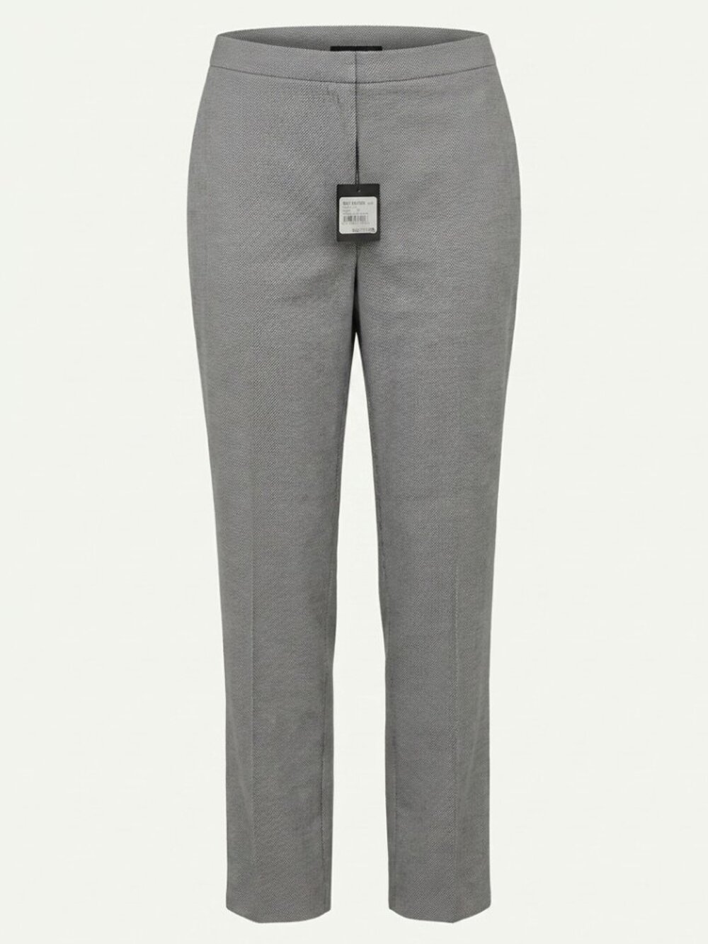 ST. JOHN NWT Diana Straight Leg Wool Trousers Gray Size 12